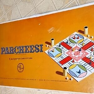 Parcheesi Board Game by - Multicolor